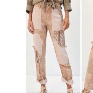Anthropologie Pilcro The Camp Wanderer Patchwork Pants